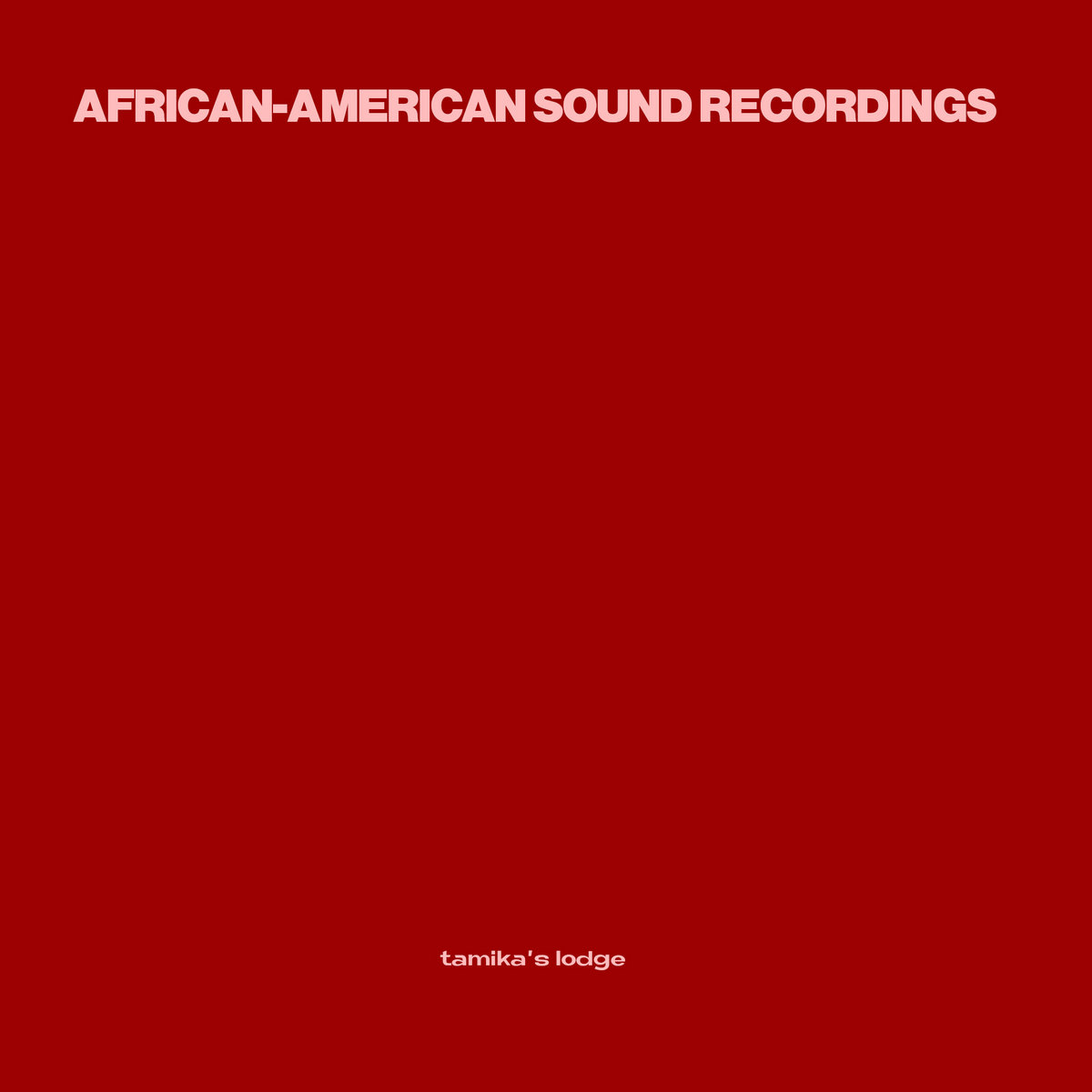 African-American Sound Recordings