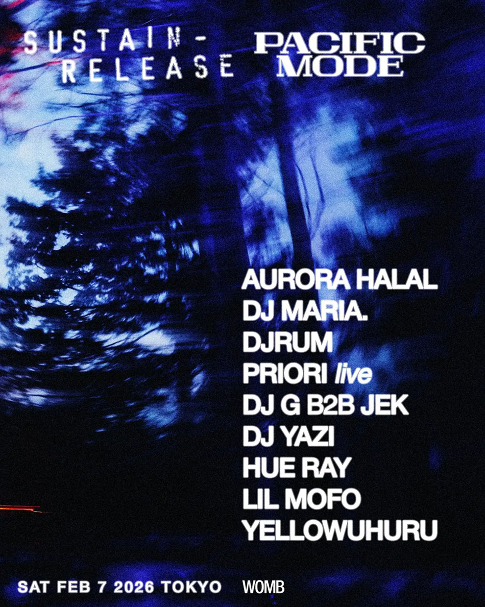 DJRUM - SUSTAIN-RELEASE x PACIFIC MODE